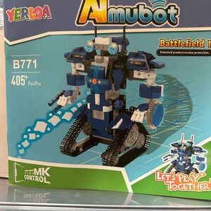 Amubot Blue Robot Building Kit